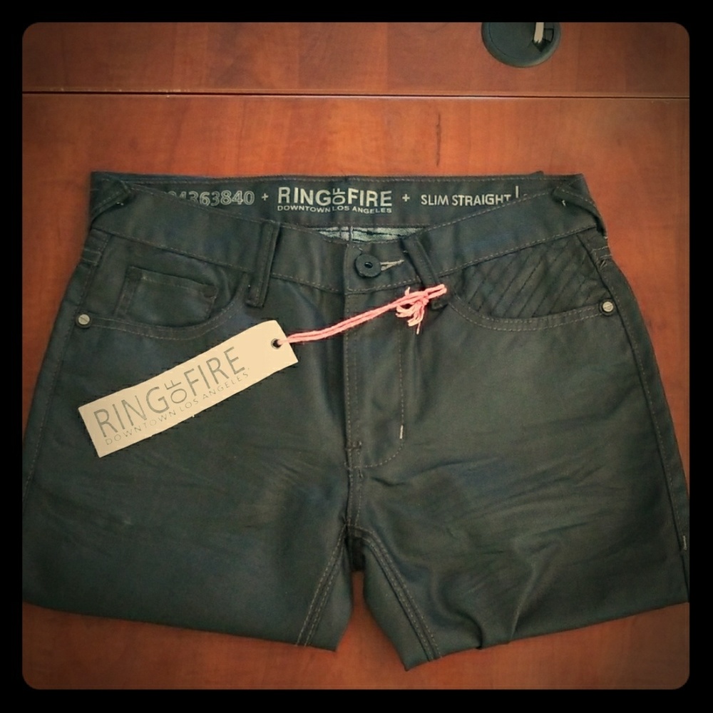 Straight leg jeans